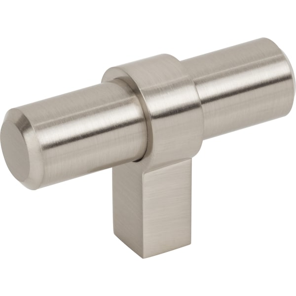 Jeffrey Alexander 2In. Overall Length Satin Nickel Key Grande CabinetIn.tIn. Knob 51SN - main
